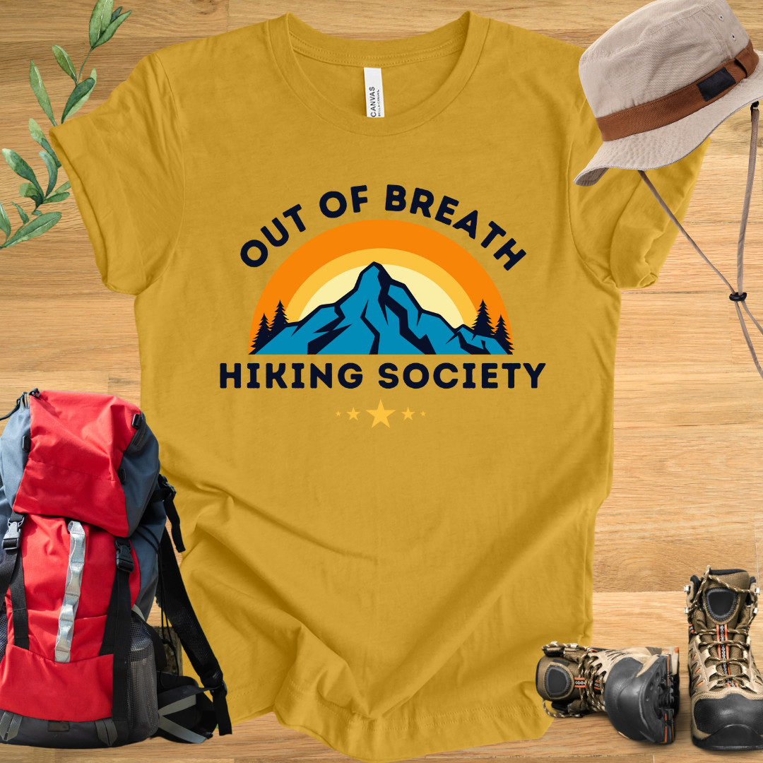 Out of Breath Hiking Society T-Shirt