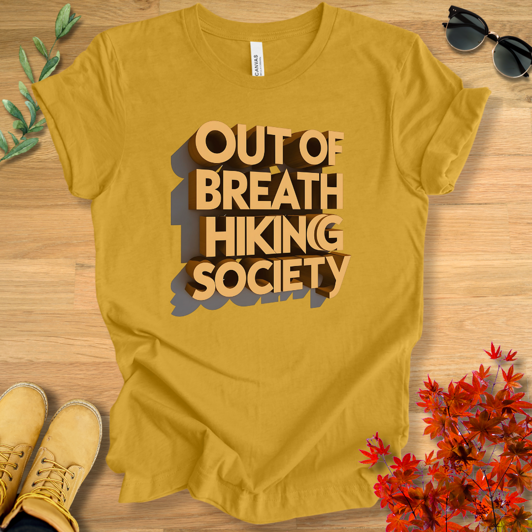 Out of Breath Hiking Society T-Shirt