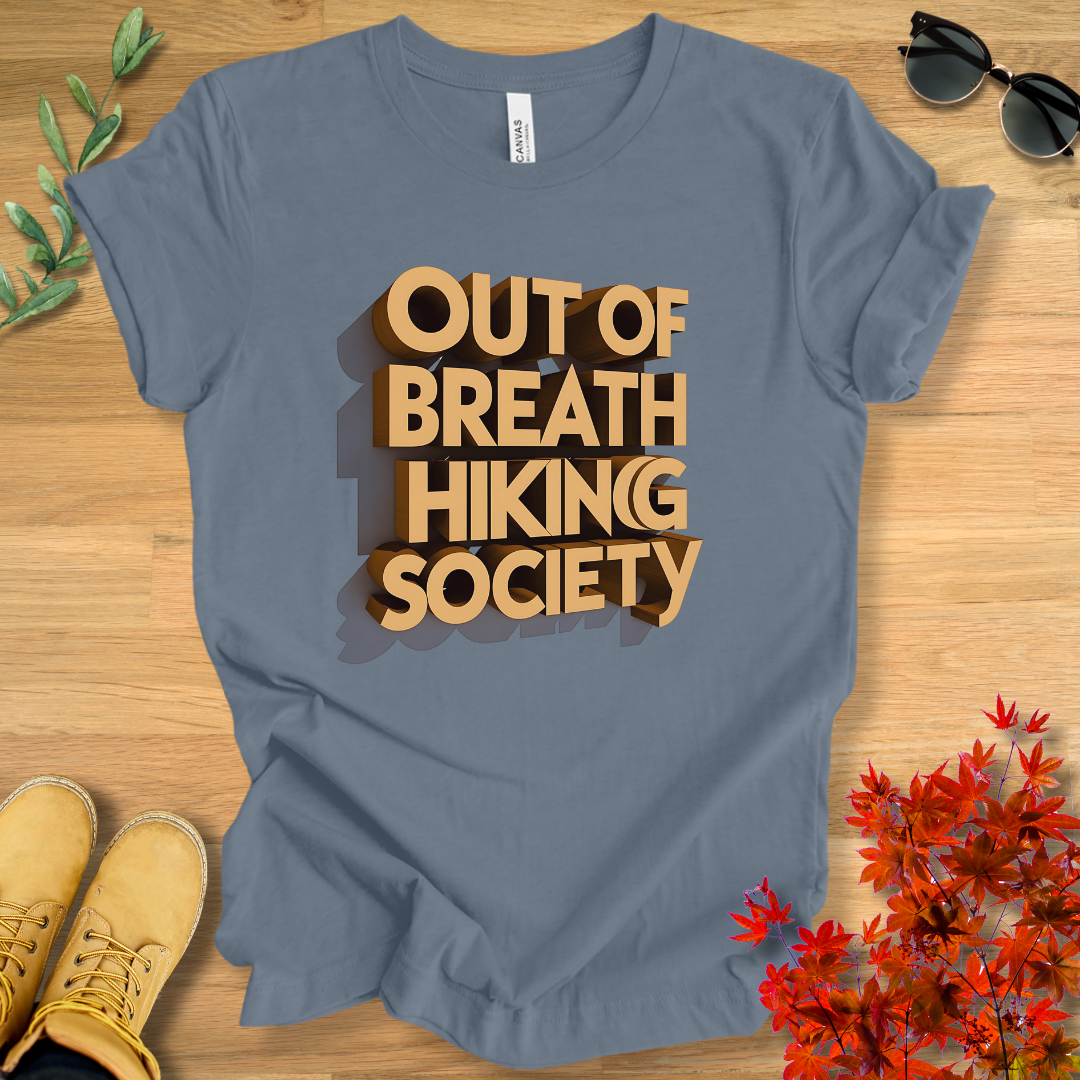 Out of Breath Hiking Society T-Shirt